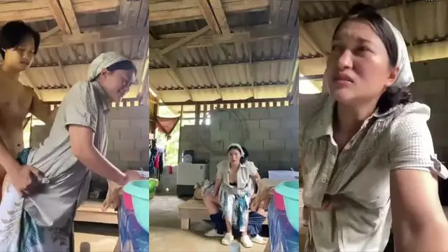 คลิปหลุดทางบ้าน ลูกเขยกลัวแม่ยายมาเห็นเลยแอบมาเย็ดกันที่ห้องครัวแบบเสียวหีจัดๆ ขย่มควยไม่ยั้งจนน้ำเงี่ยนแตก งานนี้แม่ยายรู้โดนแน่ๆ ดูคลิปหลุดออนไลน์ฟรี